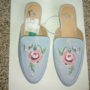 Slip on mules